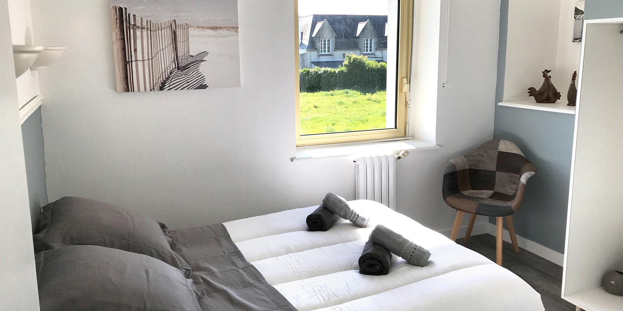 Cosy and quiet rooms few meters away from the sea !