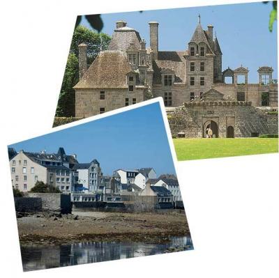 Kerjean and Roscoff in Finistere